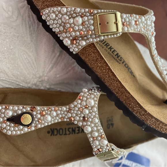 Birkenstock Gizeh bedazzled size 40 brand new - Picture 1 of 3